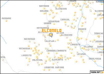 map of El Canelo