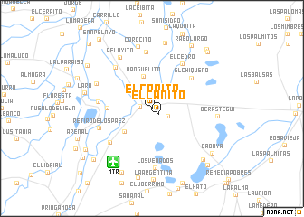 map of El Cañito