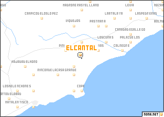 map of El Cantal