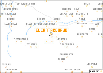 map of El Cántaro Bajo