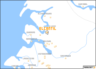 map of El Cantil