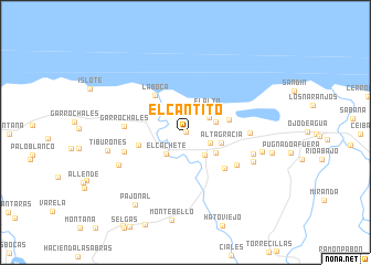 map of El Cantito