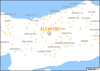 map of El Canton