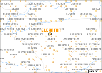 map of El Cantón