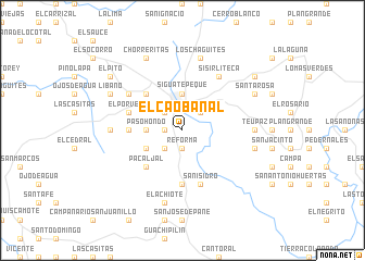 map of El Caobanal