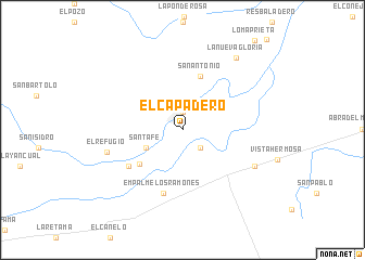 map of El Capadero