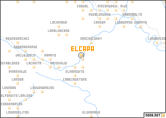 map of El Capá