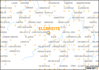 map of El Capicito