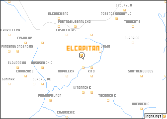 map of El Capitán