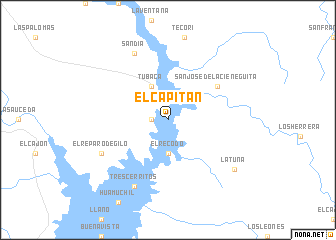 map of El Capitán