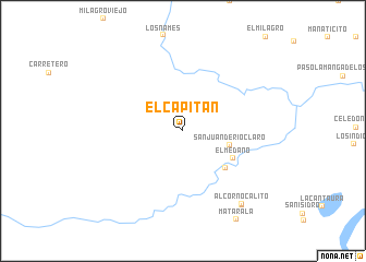 map of El Capitan