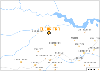 map of El Capitán