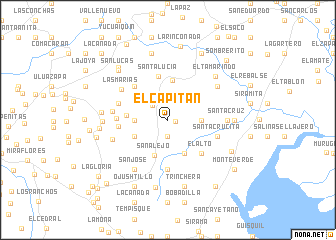 map of El Capitán