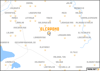 map of El Capomo