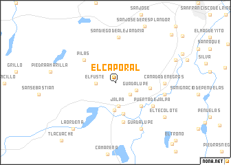 map of El Caporal