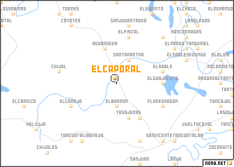 map of El Caporal