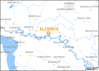 map of El Capote