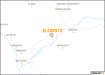 map of El Capote