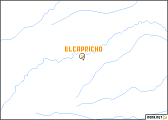 map of El Capricho