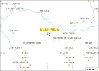 map of El Capule