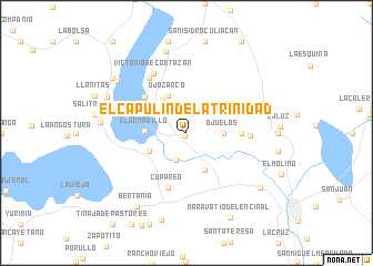 map of El Capulín de la Trinidad