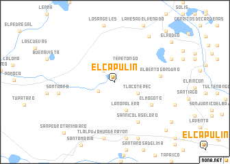 map of El Capulín