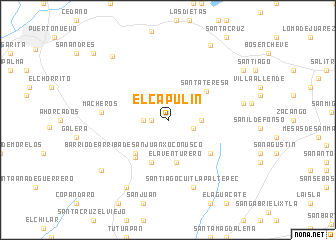 map of El Capulín