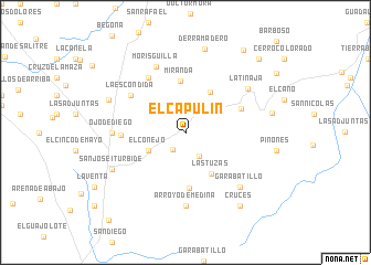 map of El Capulín