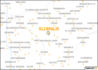 map of El Capulín