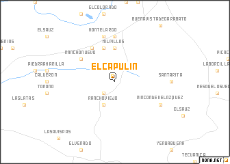 map of El Capulín