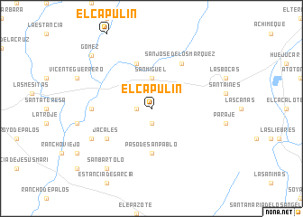 map of El Capulín