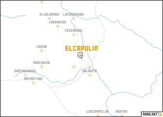 map of El Capulín