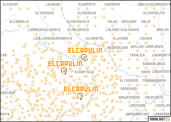 map of El Capulín