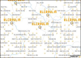 map of El Capulín