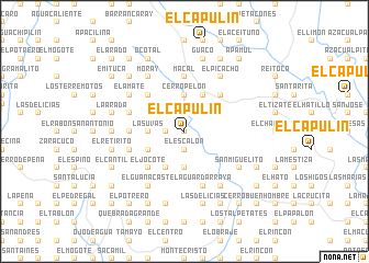 map of El Capulín