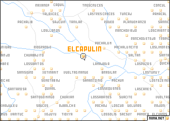 map of El Capulín