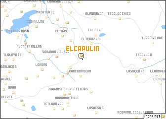 map of El Capulín