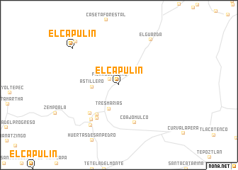 map of El Capulín