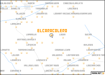 map of El Caracolero