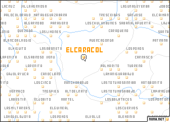 map of El Caracol