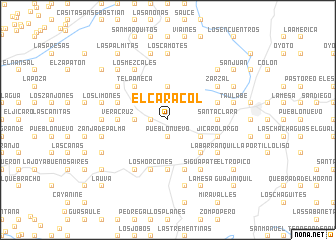 map of El Caracol