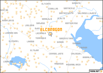 map of El Caragón