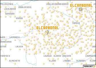 map of El Carbonal