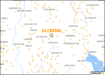 map of El Cardal