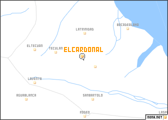 map of El Cardonal