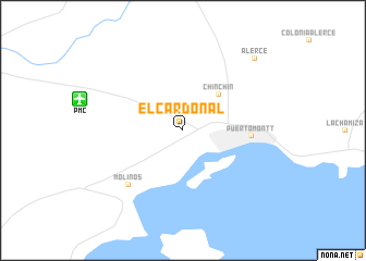 map of El Cardonal