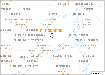 map of El Cardonal