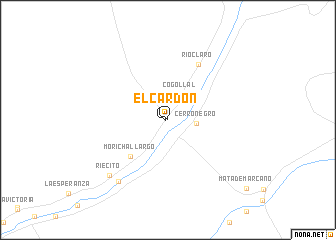 map of El Cardón