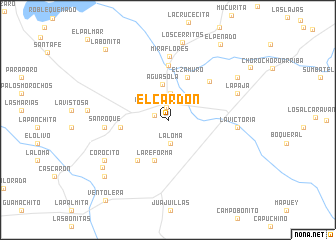 map of El Cardón