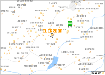 map of El Cardón